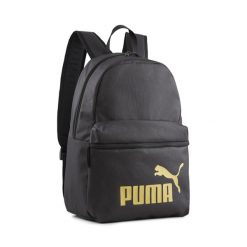Plecak Puma Phase 79943. Czarne plecaki męskie Puma, bez wzorów, z materiału. Za 76.30 zł.