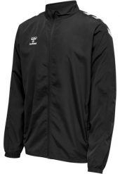 Kurtka Hummel Micro Zip. Czarne kurtki sportowe damskie Hummel, xl, bez wzorów, z materiału, bez ramiączek, bez kaptura, do biegania. Za 238.25 zł.