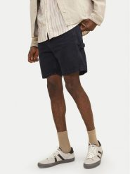 Jack & Jones Szorty jeansowe Jjitony 12252814 Czarny Loose Fit. Czarne szorty męskie Jack & Jones, bez wzorów, z bawełny. Za 149.99 zł.
