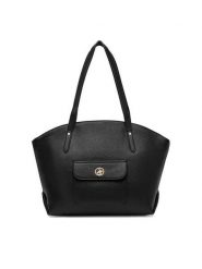 Beverly Hills Polo Club Torebka CEO-BHPC-C-001-09 Czarny. Czarne shopperki damskie Beverly Hills Polo Club, bez wzorów, z materiału, bez dodatków. Za 219.99 zł.