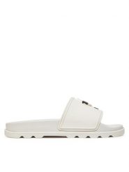 KARL LAGERFELD Klapki Kondo Tred KL70905 Biały. Białe klapki męskie KARL LAGERFELD, bez wzorów, z tworzywa sztucznego, bez zapięcia. Za 299.99 zł.