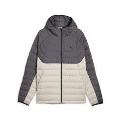 Męska kurtka puchowa PACKLITE z kapturem PUMA. Brązowe kurtki męskie Puma, m, bez wzorów, z materiału, klasyczne, z kapturem. Za 599.00 zł.