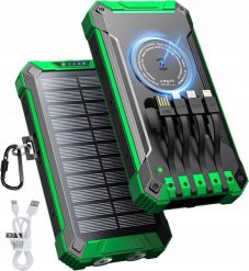 POWERBANK ŁADOWARKA PANEL SOLARNY INDUKCYJNY 30000mAh 7xUSB LATARKA 2x LED. Powerbanki X-TRON. Za 194.00 zł.