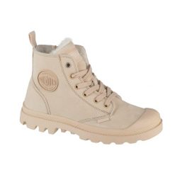 Buty sportowe Sneakersy damskie, Pampa Hi Zip WL. Brązowe obuwie sportowe damskie Palladium, bez wzorów, bez zapięcia, trekkingowe. Za 499.99 zł.