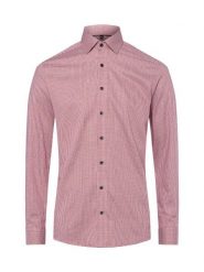 Finshley & Harding koszula biznesowa Mężczyźni Modern Fit Bawełna czerwony|biały, 43. Białe koszule męskie Finshley & Harding, m, bez wzorów, z bawełny, biznesowe, bez kołnierzyka, bez ramiączek. Za 119.95 zł.