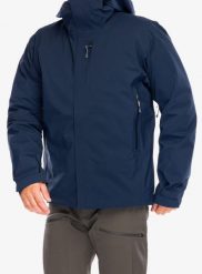 Kurtka z membraną męska Houdini Five to Nine Jacket. Niebieskie kurtki męskie Houdini, l, bez wzorów, z hardshellu, bez kaptura, trekkingowe. Za 1,811.95 zł.
