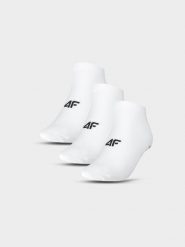 4F Skarpetki casual przed kostkę (3-pack) męskie - białe 43-46. Białe skarpety męskie 4F, bez wzorów, z bawełny. Za 44.99 zł.