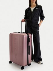 Reebok Walizka duża CEO-RBK-030-L Różowy. Czerwone walizki damskie Reebok, bez wzorów, z tworzywa sztucznego, duże. Za 349.99 zł.