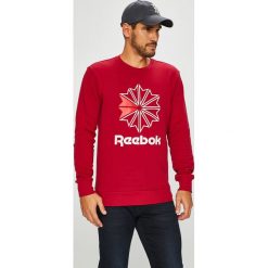 Reebok Classic - Bluza. Czerwone bluzy męskie Reebok Classic, l, bez wzorów, z bawełny, bez ramiączek, bez kaptura. W wyprzedaży za 149.90 zł.
