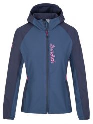 Damska kurtka do biegania softshell Kilpi BALANS-W. Niebieskie kurtki sportowe damskie Kilpi, s, bez wzorów, z materiału, bez ramiączek, z kapturem, do biegania. Za 257.50 zł.