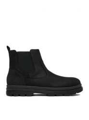 Rieker Botki CEO-F7051-00 Czarny. Czarne botki męskie Rieker, bez wzorów, z nubiku, bez obcasa, bez zapięcia. Za 449.99 zł.