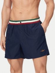 Aeronautica Militare Szorty kąpielowe 261BW0233UCT02967 Granatowy Regular Fit. Niebieskie kąpielówki męskie Aeronautica Militare, bez wzorów, z syntetyku. Za 309.99 zł.