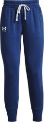 Under Armour Spodnie damskie Under Armour Rival Fleece Joggers niebieskie 1356416 404 M. Niebieskie spodnie dresowe damskie Under Armour, bez wzorów, sportowe. Za 175.31 zł.