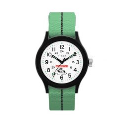 Zegarek Timex. Zielone zegarki męskie Timex, bez wzorów. Za 429.99 zł.