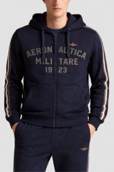 AERONAUTICA MILITARE Granatowa bawełniana męska bluza, Rozmiar XL. Niebieskie bluzy męskie Aeronautica Militare, m, bez wzorów, z bawełny, bez ramiączek, z kapturem. W wyprzedaży za 636.99 zł.