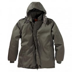 Parka Idaho Canada. Szare parki damskie PERCUSSION, m, bez wzorów, z bawełny, moda ciążowa, bez kaptura. Za 277.50 zł.
