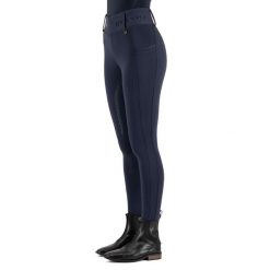 Damskie legginsy jeździeckie z pełną przyczepnością HV Polo Favourite summer. Niebieskie legginsy damskie HV POLO, bez wzorów. Za 485.50 zł.