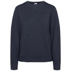 Bluza damska Kari Traa. Niebieskie bluzy damskie Kari Traa, m, bez wzorów, z bawełny, sportowe, bez ramiączek, bez kaptura. Za 308.90 zł.