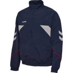 Kurtka z dresu Hummel World 26. Niebieskie kurtki sportowe damskie Hummel, l, bez wzorów, z dresówki, bez ramiączek, bez kaptura, do biegania. Za 336.00 zł.
