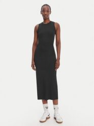 Reebok Sukienka codzienna Reebok x Ewa Chodakowska Lenka RK25617CCW Czarny Slim Fit. Czarne sukienki damskie Reebok, na co dzień, l, bez wzorów, z syntetyku, bez kołnierzyka, bez ramiączek, proste. Za 299.99 zł.