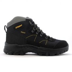 Buty trekkingowe męskie Grisport Scamosciato. Czarne buty zimowe męskie Grisport, z gumy, bez zapięcia. Za 215.99 zł.
