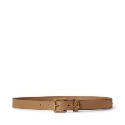 Pasek LAUREN RALPH LAUREN. Brązowe paski damskie Lauren Ralph Lauren, bez wzorów. Za 419.99 zł.