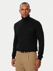 Guess Golf M6BR14 Z1362 Czarny Regular Fit. Czarne swetry męskie Guess, m, z aplikacjami, z syntetyku, bez kołnierzyka, bez ramiączek. Za 394.99 zł.