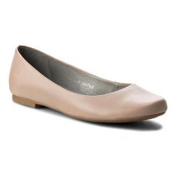 Baleriny Maciejka. Czerwone balerinki damskie Maciejka, bez wzorów, bez obcasa, bez zapięcia. Za 209.99 zł.