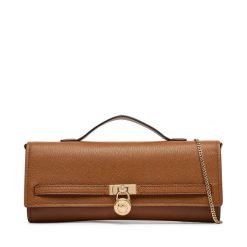 Torebka MICHAEL Michael Kors. Brązowe torebki do ręki damskie MICHAEL Michael Kors, bez wzorów, bez dodatków. Za 1,019.00 zł.