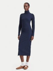 Tommy Jeans Sukienka dzianinowa Bodycon DW0DW23320 Granatowy Slim Fit. Niebieskie sukienki damskie Tommy Jeans, l, bez wzorów, z bawełny, bez kołnierzyka, bez ramiączek, bodycon. Za 296.99 zł.