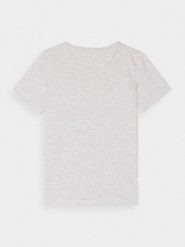 4F T-shirt slim gładki damski - szary XXL. Szare t-shirty damskie 4F, xs, bez wzorów, z bawełny, sportowe, bez kołnierzyka, bez ramiączek. W wyprzedaży za 29.99 zł.