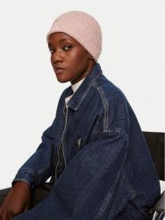 Calvin Klein Czapka Thick Embroidery K60K612321 Różowy. Czerwone czapki damskie Calvin Klein, na zimę, bez wzorów, z materiału. Za 199.99 zł.