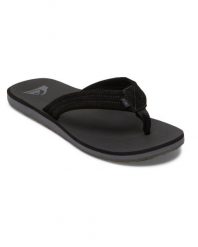 Sandały dla Mężczyzn CARVER SUEDE CORE Czarny. Czarne sandały męskie Quiksilver, bez wzorów, z kauczuku, bez zapięcia. Za 129.99 zł.