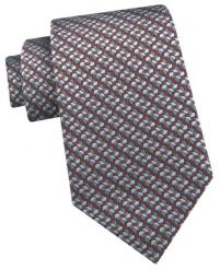 Krawat Męski - Angelo di Monti - Popiel z Drobnym Wzorem. Szare krawaty i muchy Angelo di Monti, bez wzorów, z tkaniny, eleganckie. Za 45.00 zł.