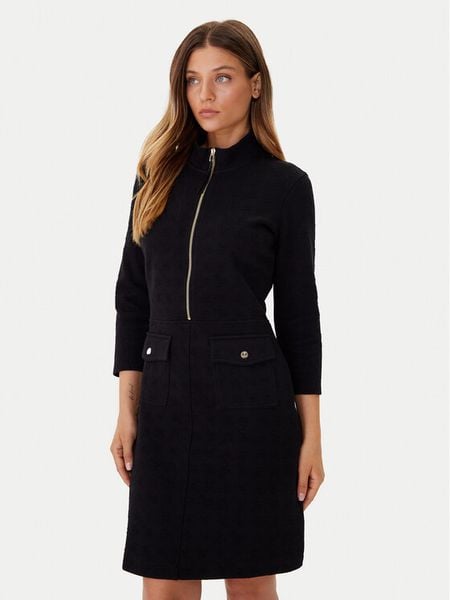 JOOP! Sukienka codzienna 58 254JE58Tariana 30048365 Czarny Regular Fit. Czarne sukienki damskie JOOP!, na co dzień, bez wzorów, z bawełny, bez kołnierzyka, bez ramiączek, proste. Za 789.99 zł.