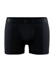 Craft Active Boxer 3-Inch M — lekkie, oddychające bokserki. Czarne bokserki męskie Craft, bez wzorów, z elastanu. Za 230.95 zł.
