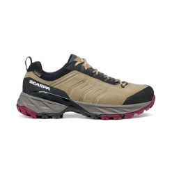 Buty trekkingowe dla dorosłych SCARPA Rush Trail GTX. Brązowe obuwie trekkingowe damskie Scarpa, bez zapięcia. W wyprzedaży za 725.50 zł.