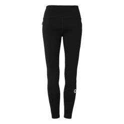 Legginsy Kempa. Czarne legginsy damskie Kempa, bez wzorów, z materiału. Za 191.50 zł.