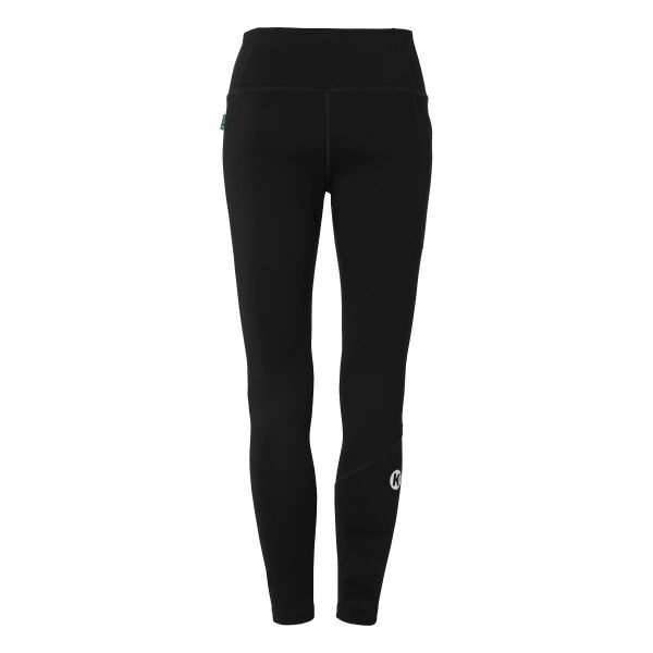 Legginsy Kempa. Czarne legginsy damskie Kempa, bez wzorów, z materiału. Za 192.50 zł.