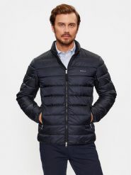 Gant Kurtka puchowa Light Down Jacket 7006298 Czarny Regular Fit. Czarne kurtki męskie GANT, m, bez wzorów, z puchu, bez kaptura. Za 619.99 zł.