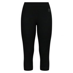 Legginsy termoaktywne damskie Odlo Merino 200 BL Bottom 3/4. Czarne legginsy damskie ODLO, xs, bez wzorów. Za 261.99 zł.