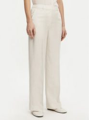 Calvin Klein Spodnie palazzo K20K208381 Beżowy Wide Leg. Brązowe spodnie materiałowe damskie Calvin Klein, bez wzorów, z lyocellu. Za 379.99 zł.