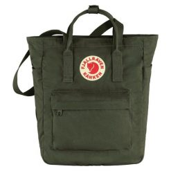 Plecak Fjallraven Kanken Totepack. Zielone plecaki damskie Fjällräven, bez wzorów. Za 463.25 zł.