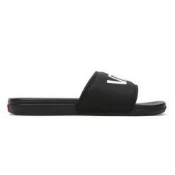 Klapki męskie Vans MN LA Costa Slideon. Czarne klapki męskie Vans, bez wzorów, z materiału, bez zapięcia. Za 242.00 zł.