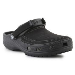 Klapki Crocs Yukon Vista Ii Lr Clog 207689-0DD czarne. Czarne klapki męskie bez wzorów, bez zapięcia. Za 435.61 zł.