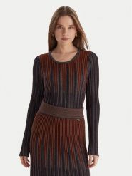 Fracomina Sweter FS25WT7007K558Q7 Niebieski Slim Fit. Niebieskie swetry nierozpinane damskie Fracomina, l, bez wzorów, z syntetyku, bez kołnierzyka, bez ramiączek. Za 499.99 zł.