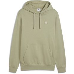 Bluza z kapturem męskie Puma Ess Elevated Hoodie. Zielone bluzy męskie Puma, m, bez wzorów, z bawełny, z kapturem. Za 390.00 zł.
