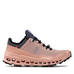 Buty do biegania On. Czerwone obuwie sportowe damskie On, bez wzorów, bez zapięcia, do biegania. Za 699.99 zł.