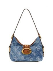 Guess Torebka 182793 Niebieski. Niebieskie listonoszki damskie Guess, z aplikacjami, bez dodatków. Za 584.99 zł.