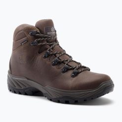 Buty trekkingowe męskie SCARPA Terra GTX. Brązowe buty zimowe męskie Scarpa, bez wzorów, bez obcasa, bez zapięcia. Za 739.99 zł.